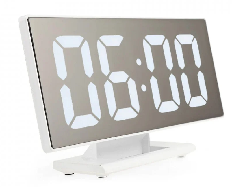 Ceas digital led mirror clock cu afisaj VERDE  DS-3618L